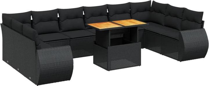 Actual product image vidaXL 10-piece garden lounge set with cushions