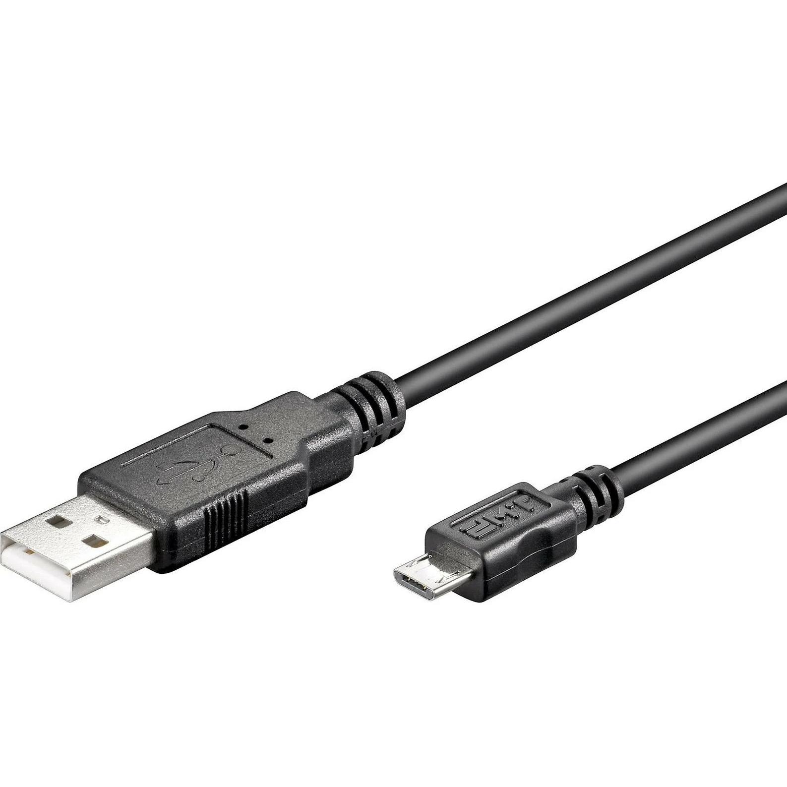 MicroConnect Kamera-Ersatzkabel USB-A zu Micro-USB (1.80 m, USB 2.0), USB Kabel