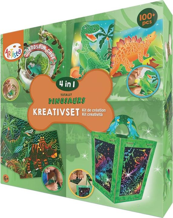 Actual product image Artista Creative Set Dinosaur 4in1