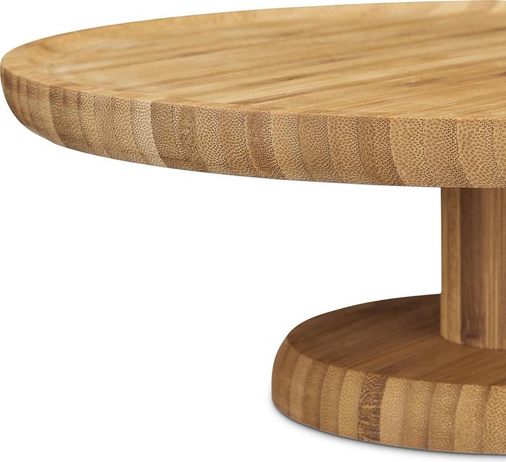 Actual product image Relaxdays Bamboo Cake Plate