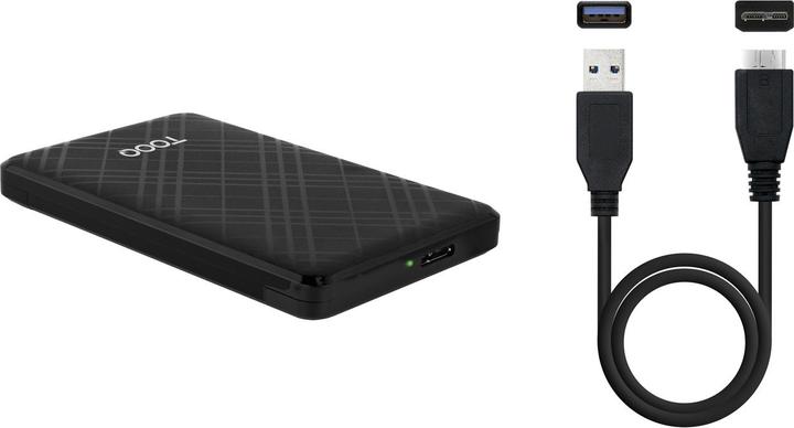 Productafbeelding Tooq Technology EXTERNE LADE 2,5" SATA USB3.1 GEN1 ZWART (2.5")