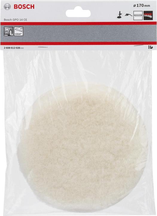 Produktbild Bosch Professional Zubehör Lammfellscheibe, Ø 170 mm