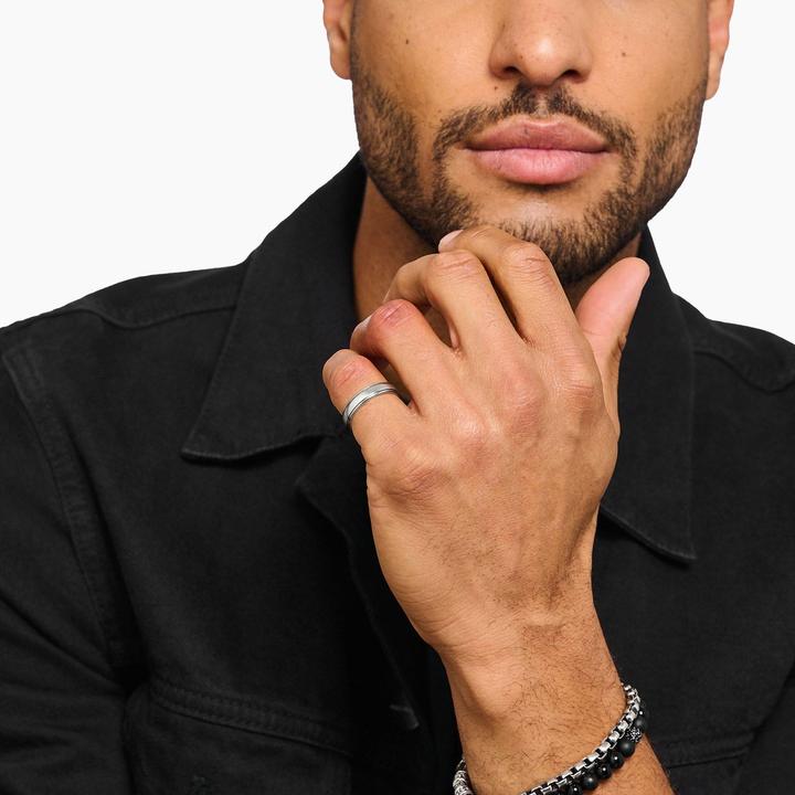 Produktbild Thomas Sabo Ring mit Linien Silber (58, 925 Silber)