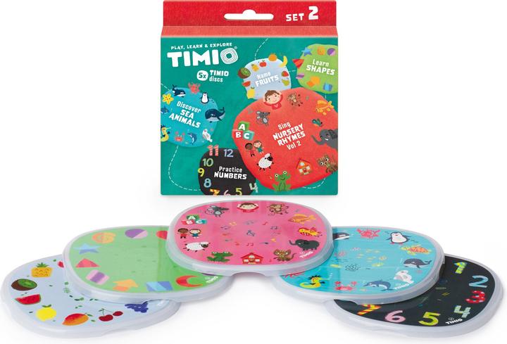 Actual product image Timio Audio Disc Set 2 (English, Spanish, Chinese, Dutch, French, Italian, Portuguese, German)