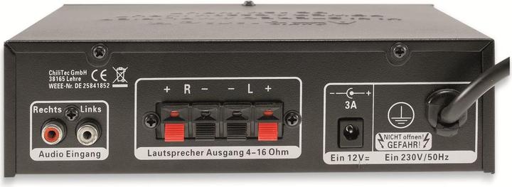 Produktbild Chilitec Mini-HiFi-Verstärker CTA-100 pro, USB, Fernbedienung, Bluetooth