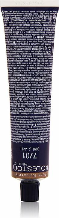 Image du produit Wella Koleston Perfect Me+ Pure Naturals (7/01 blond moyen blond nature-ash)