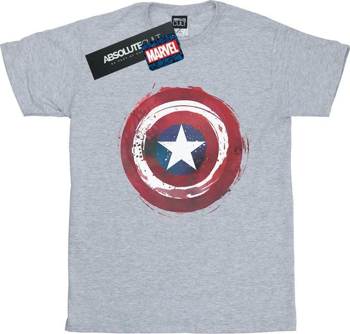 Produktbild Captain America Splatter Shield TShirt (L)