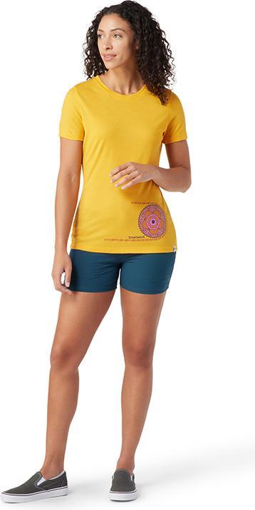 Productafbeelding Smartwool Merino Sport 150 crankstel S/S Graphic voor dames (XS)