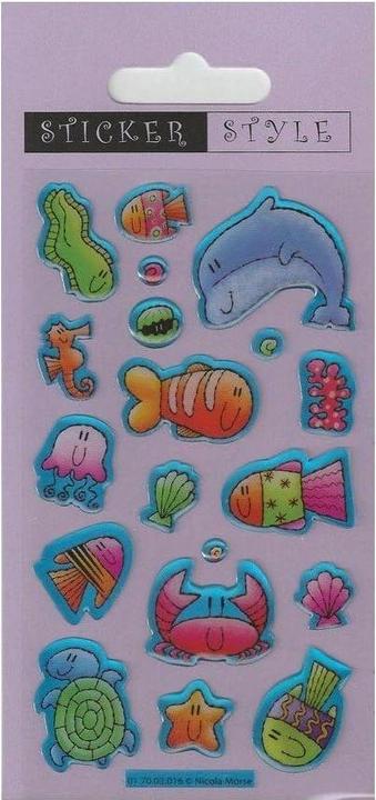 Image du produit Paper Projects Sea Creatures Puffy Stickers (pack de 19)