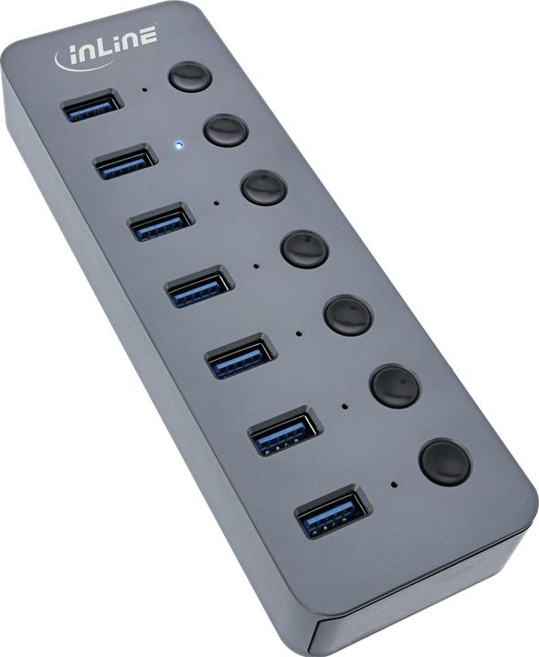 Produktbild InLine Hub 7 x USB 3.2 Gen 1 (USB-A, 7 Ports)
