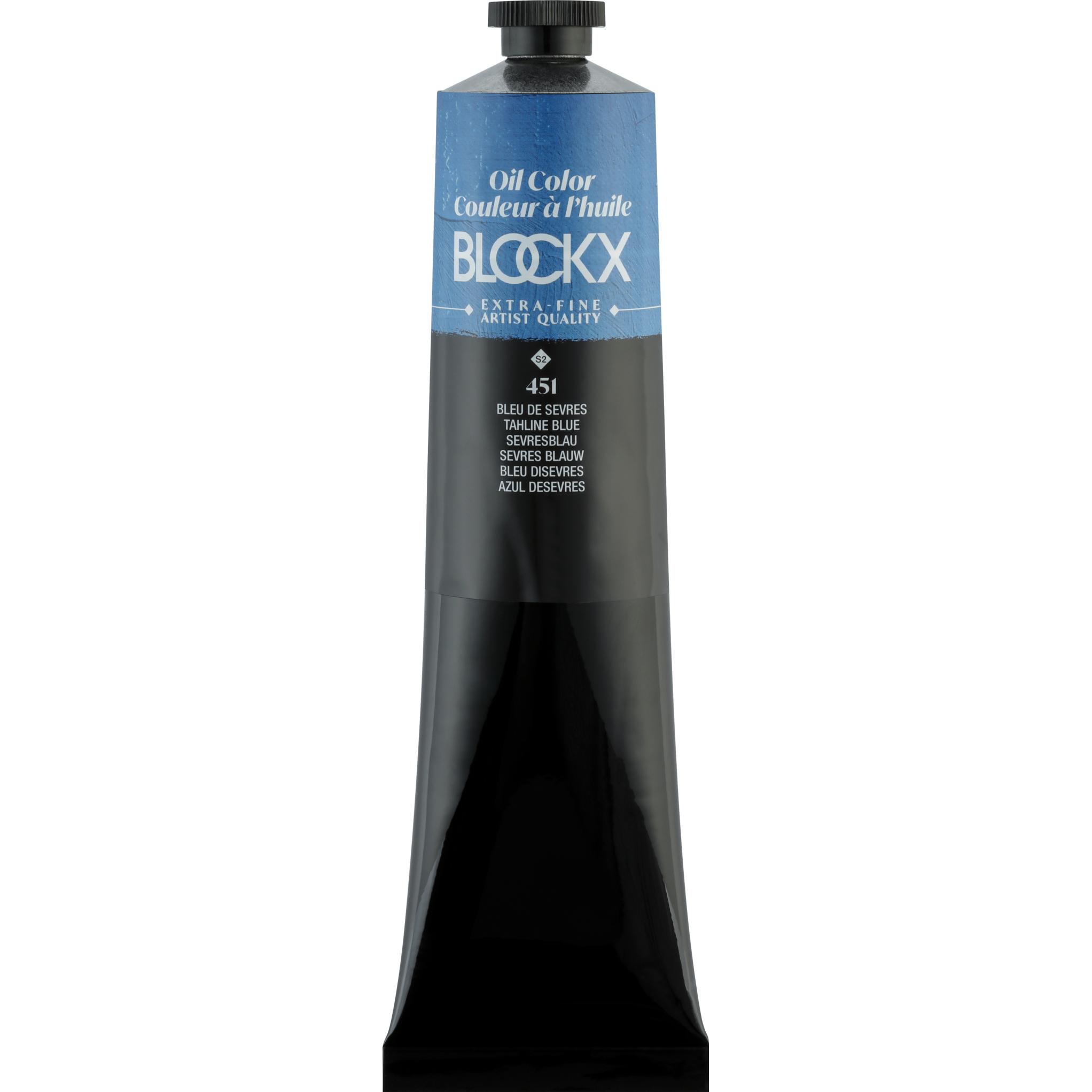 Thumbnail - BlockX, Künstlerfarbe + Bastelfarbe, Extrafeine Ölfarbe (Sèvresblau, 200 ml)