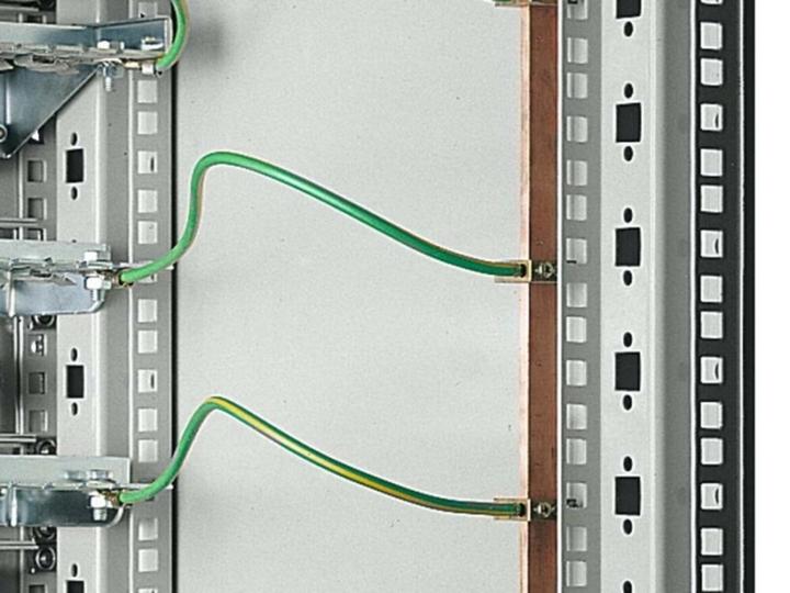 Immagine prodotto Rittal Guida di messa a terra verticale DK DK 7543.000 Rame Adatto per altezza: 1200 mm (7543.000)