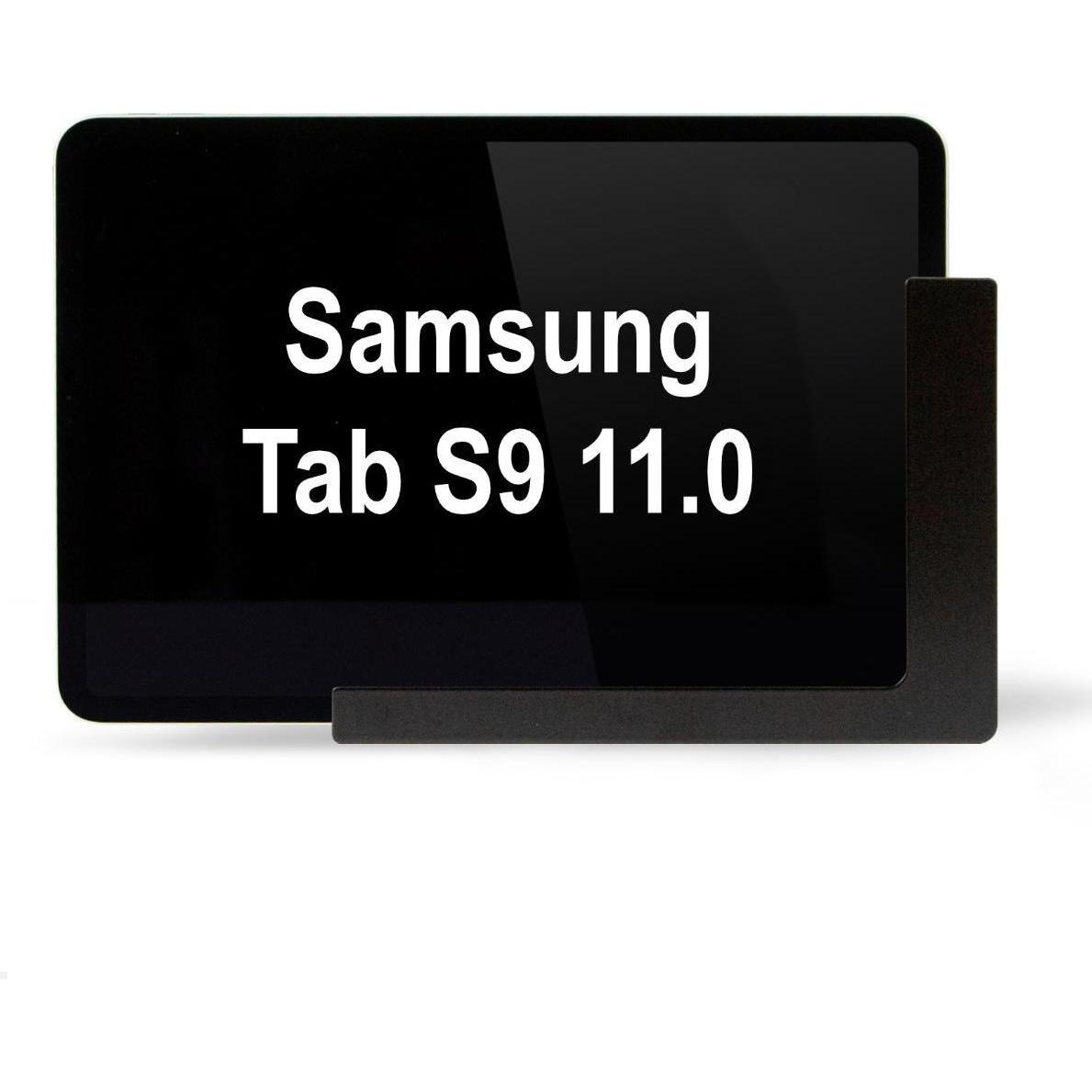 TabLines TWP029B Wandhalterung für Samsung Tab S9 11.0, schwarz, Tablet Halterung, Schwarz