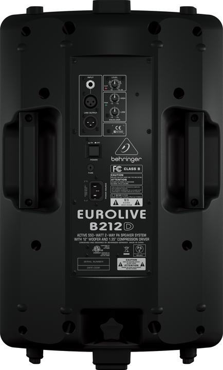 Actual product image Behringer Eurolive B212D PA speaker (Active, 1x 280 W)