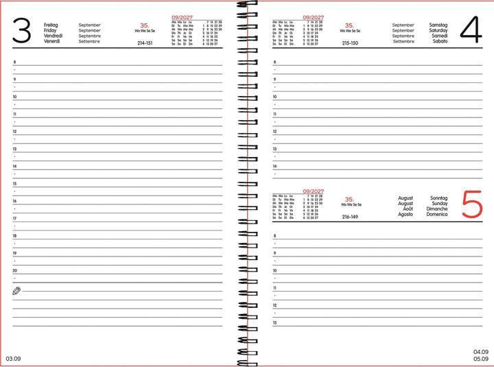 Image du produit Simplex Agenda scolaire Teacher Daily (A5, 1 jour / 1 page)