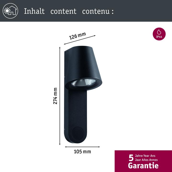 Produktbild Paulmann Caissa (700 lm, IP44)