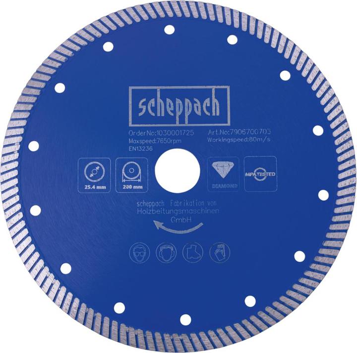 Actual product image Scheppach Diamant-Trennscheibe