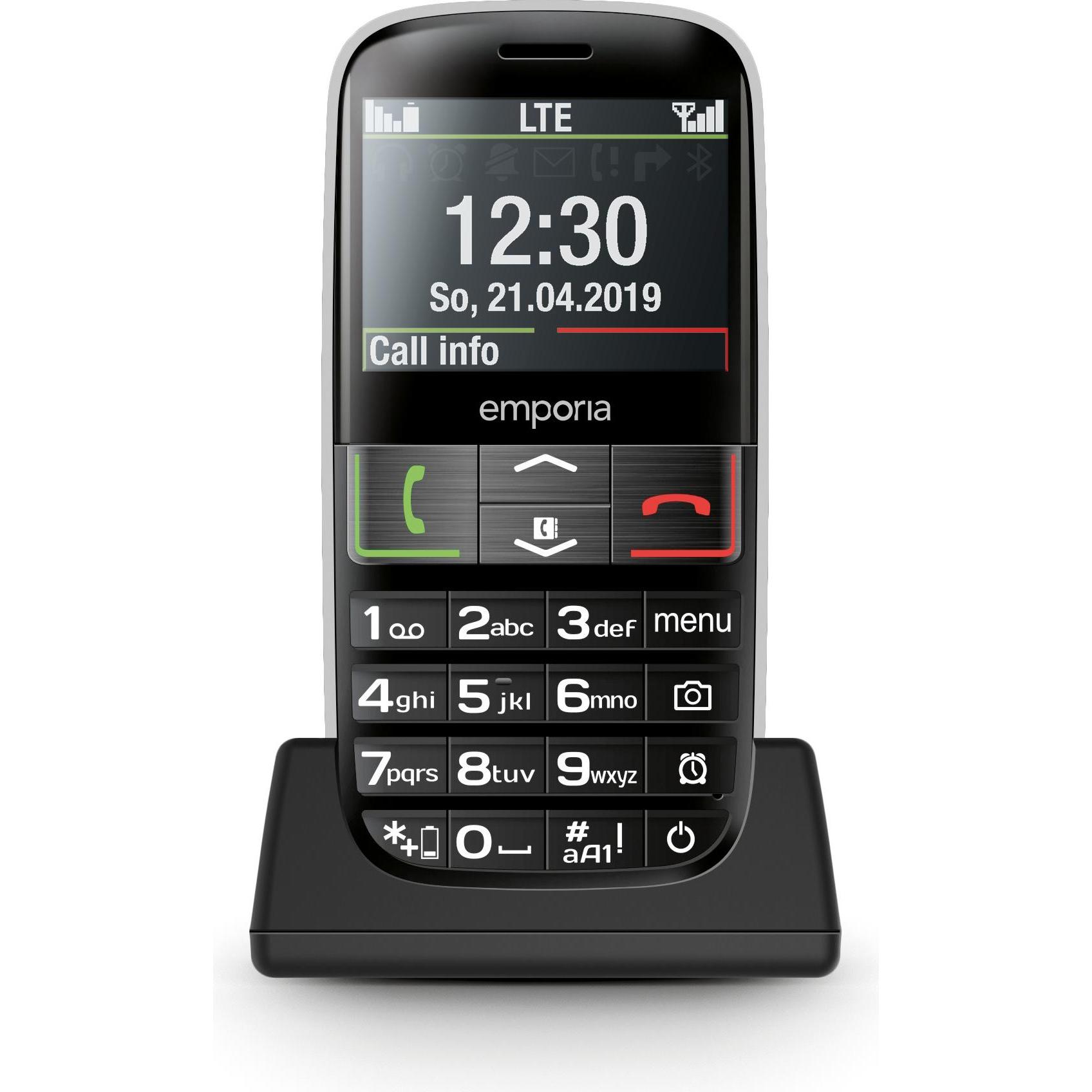 Emporia Active 4G (2", 2 Mpx, 4G), Tastenhandy, Schwarz