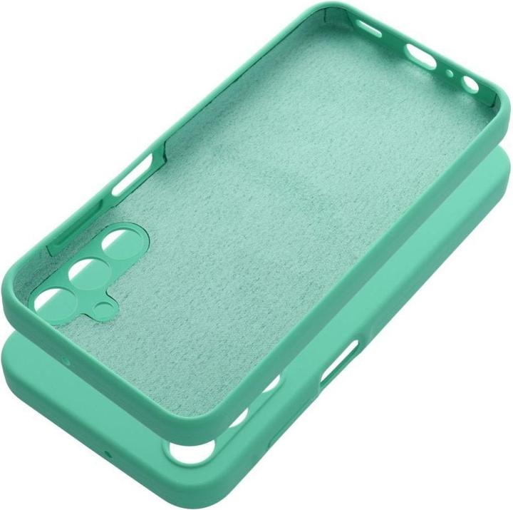 Actual product image OEM Back panel cover Case SILICONE 2mm for SAMSUNG A15 5G / A15 4G mint