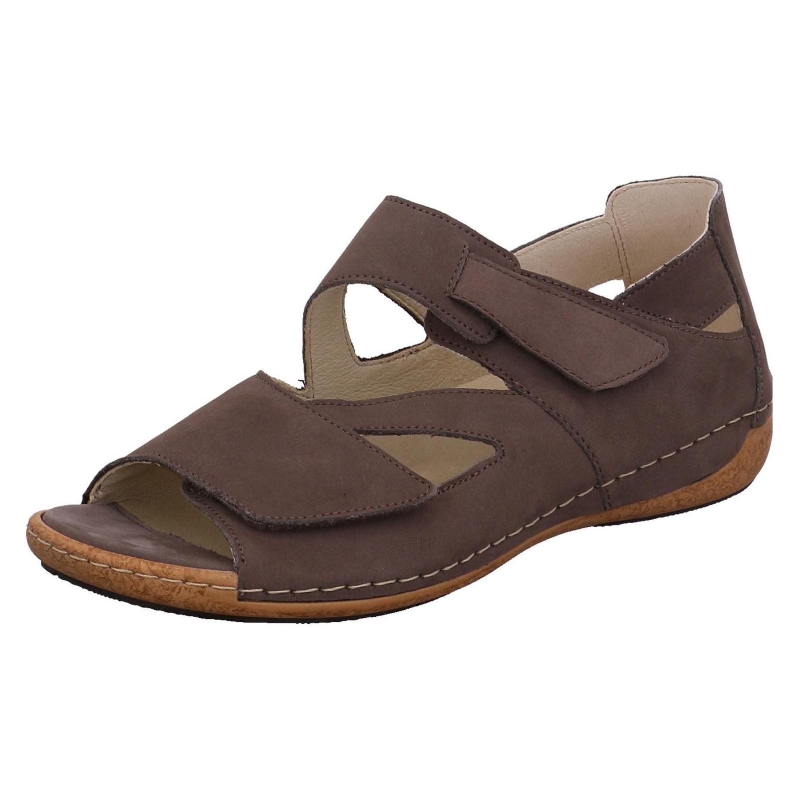 Waldläufer, Damen, Sandalen, Sandale, Braun, (38, 38.5)