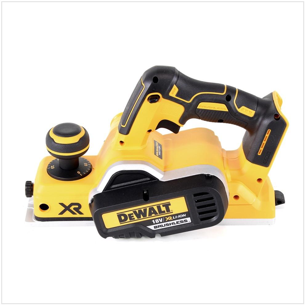 Thumbnail - DeWalt, Hobelmaschine, DCP 580 P2 Akku Hobel 18V 82mm + 2x Akku 5,0Ah + Ladegerät + TSTAK