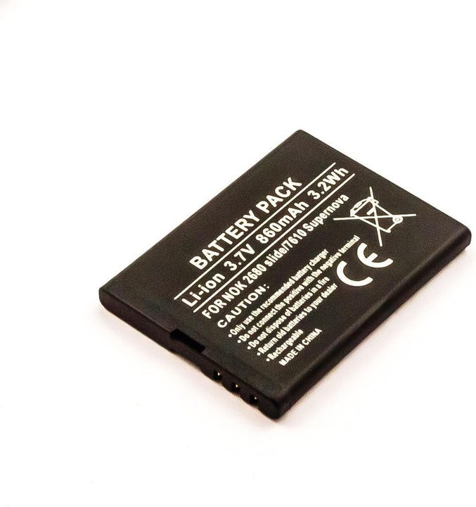 Produktbild AGI Handyakku kompatibel mit Nokia X3-02 - Akku - Schwarz - Lithium-Ion (Li-Ion) - 6
