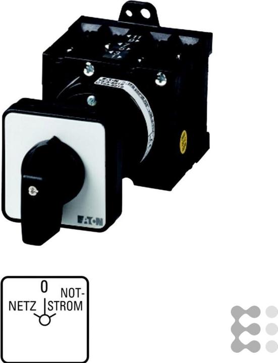 Actual product image Eaton T3-4-8902/Z Change-over switch 32A 215225 Intermediate construction Cont:8 60° rast. w.0-St. No.8902