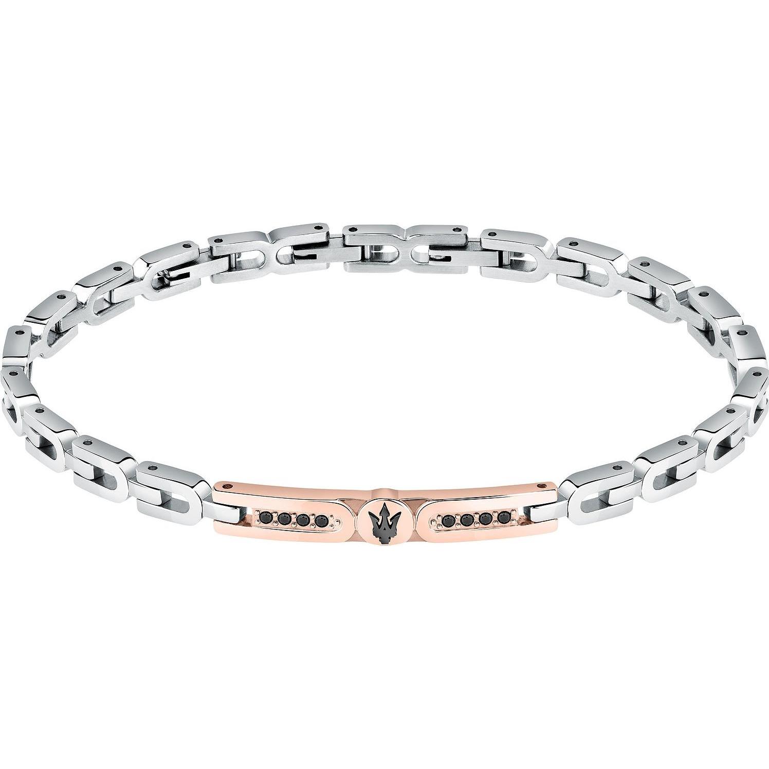 Maserati, Armschmuck, Armband, (18 cm, Edelstahl)