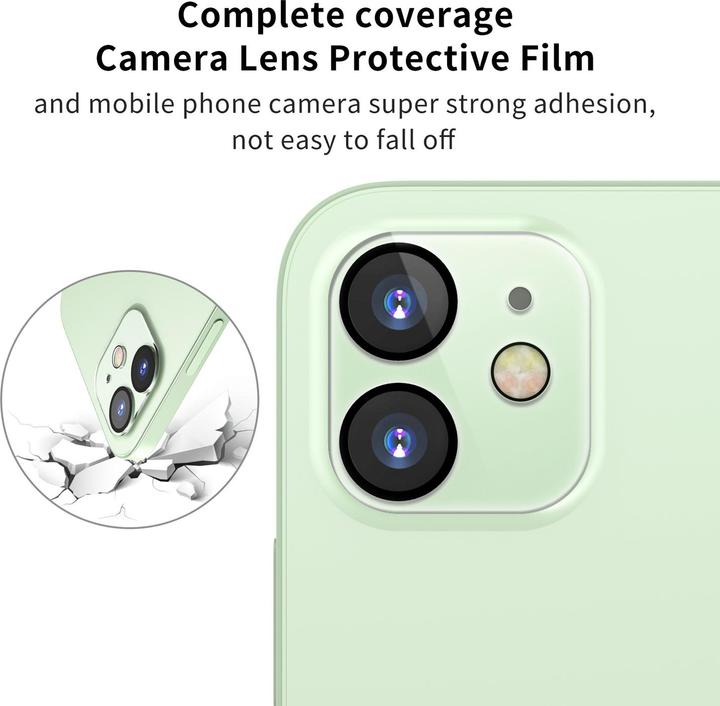 Produktbild Cadorabo Kamera Linsen Schutz (1 Stück, Apple iPhone 12 mini)