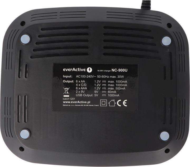 Produktbild Everactive NC-900U (1 Stk., C, D, AAA, AA, Ladegerät ohne Akku)