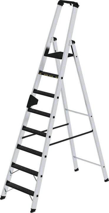 Actual product image Munk CLIP-STEP step ladder, single sided access, slip resistant R13, durable, 8 (Stepladder)