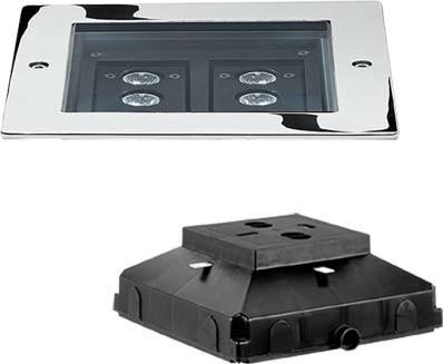 Actual product image Spittler PiL LED recessed floor light (278 lm)