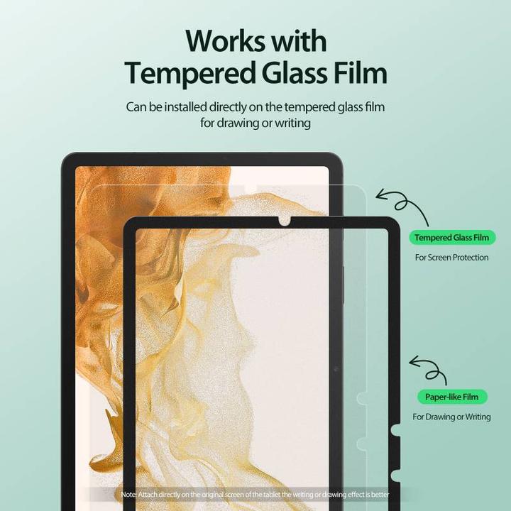 Produktbild Dux Ducis Naad Series Paperlike Film Schutzfolie (1 Stück, Galaxy Tab S9 FE, Galaxy Tab S7, Galaxy Tab S9, Galaxy Tab S8)
