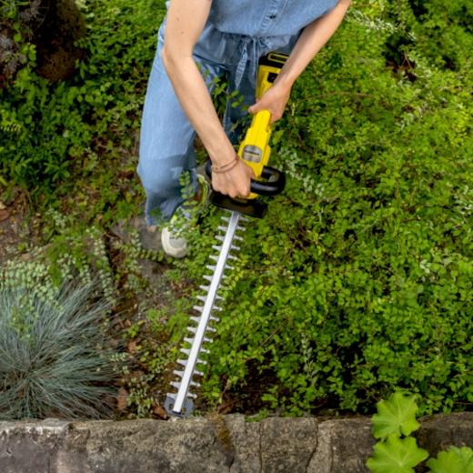 Actual product image Kärcher HGE 3-18 cordless hedge trimmer (Rechargeable battery operated)