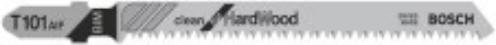 Actual product image Bosch Professional Zubehör PRO Hardwood clean T101AIF jigsaw blade, 100 mm, 3 pcs.