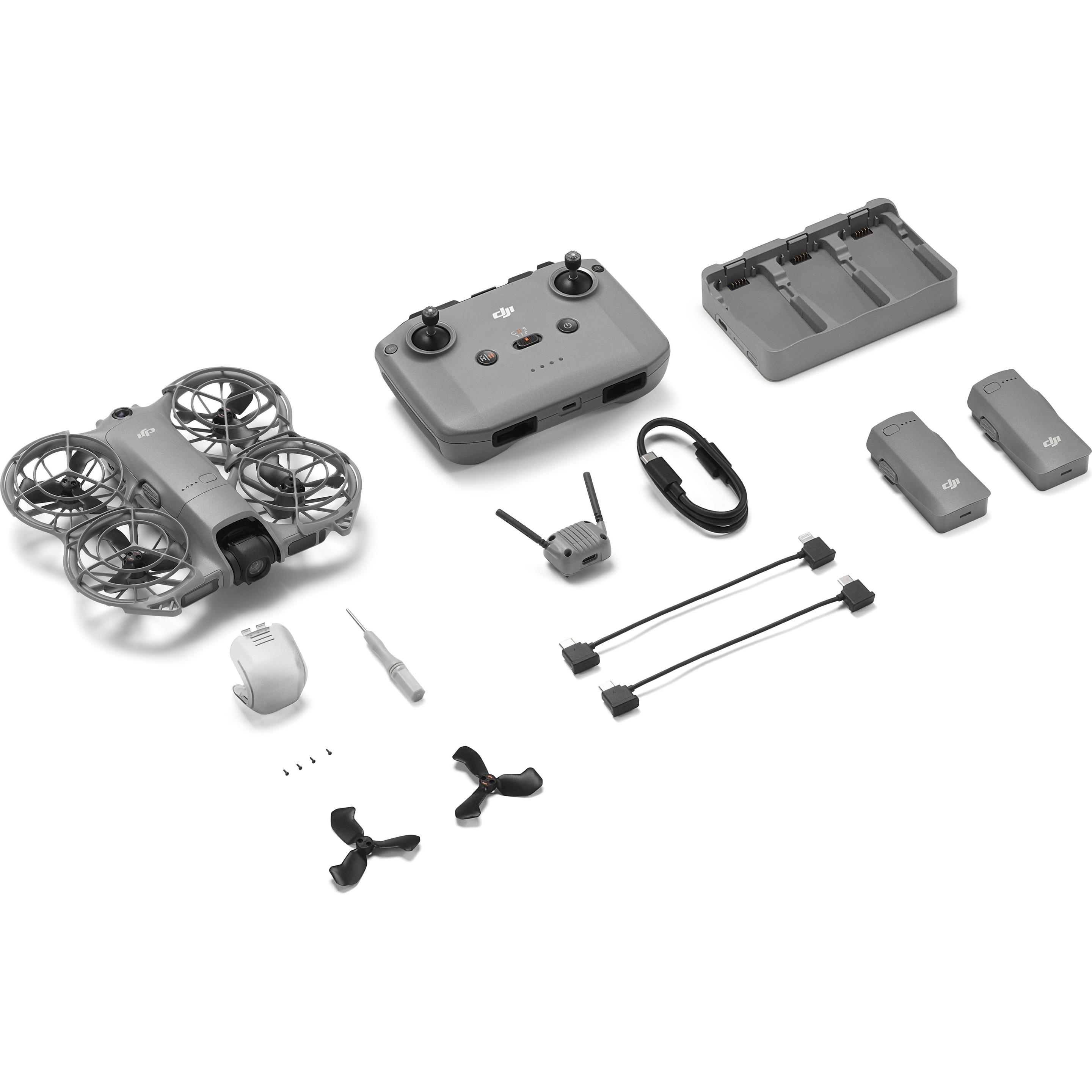 DJI Neo 2 Fly More Combo (19 min, 151 g, 12 Mpx), Drohne, Grau