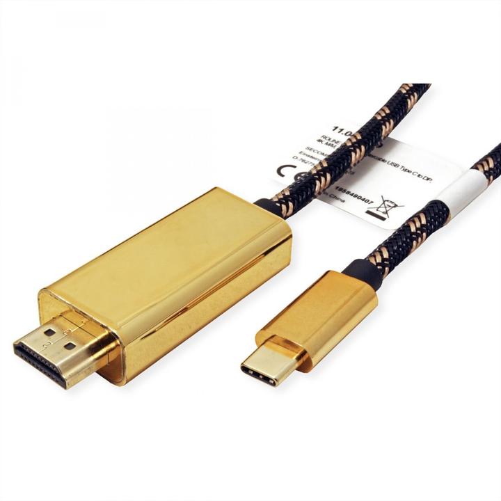 Produktbild Roline HDMI (Typ A) — USB Typ C (1 m)