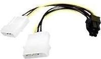 Actual product image Delock Dual 4P-6P PCIe Adapter