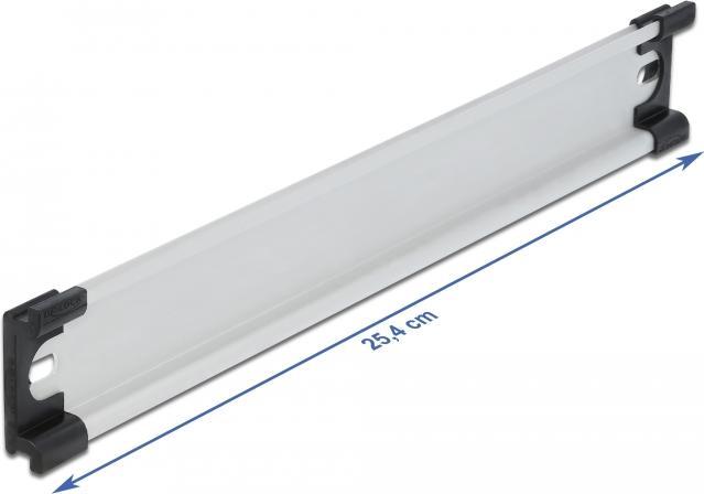 Actual product image Delock Top-hat rail 35 x 7.5 mm, 10 made of aluminum, slotted holes