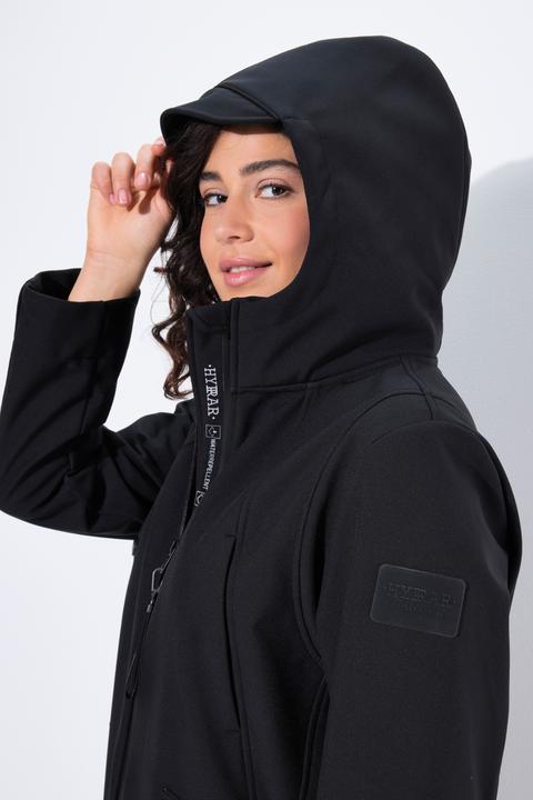 Image du produit Ulla Popken Veste Softshell HYPRAR à capuche, déperlante (50, 52)