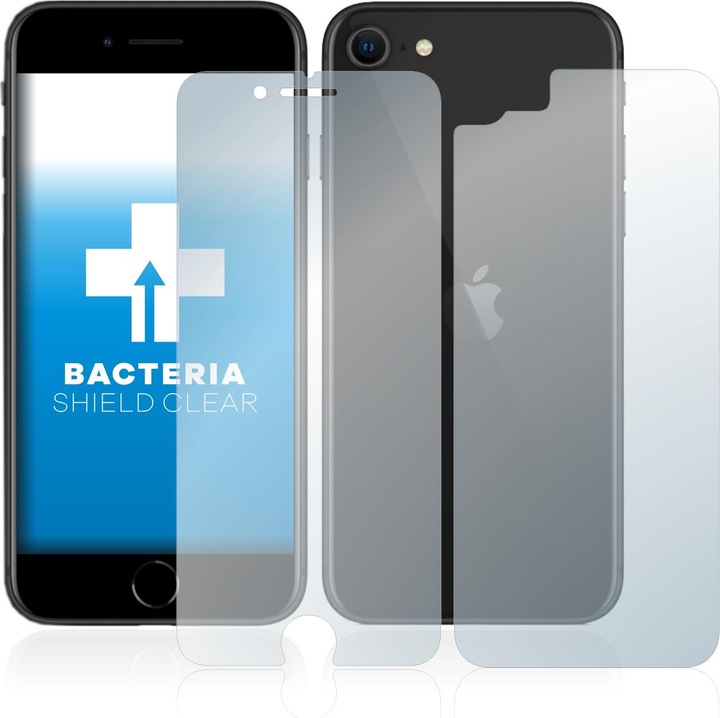 Actual product image upscreen Antibacterial Protector (1 Piece, Apple iPhone SE (2nd Gen))