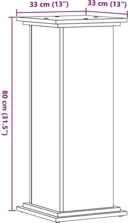 Actual product image vidaXL Plant stand