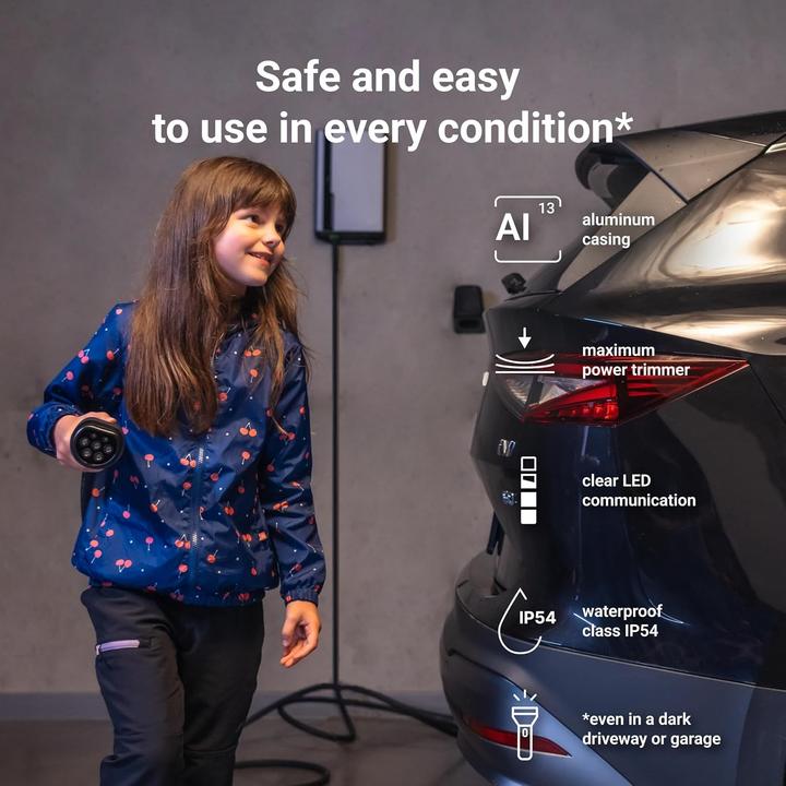 Actual product image GreenCell GC EVGC021B2275 - Wallbox, 3,6 - 22 KW, 7,5 m, NFC (Type 2, 22 kW, 32 A)