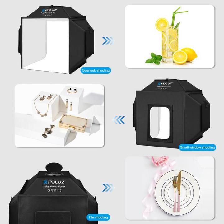 Image du produit Puluz Folding Studio Shooting Tent Soft Box (Boîtier d'enregistrement)