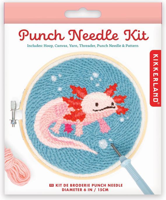 Produktbild Kikkerland Punch Needle Axolotl