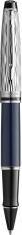 Produktbild Waterman Roller Expert DeLuxe C.C Deep Lacquer F (Silber, Blau, 1 x)