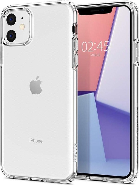 Actual product image Spigen liquid crystal (Apple iPhone 11)
