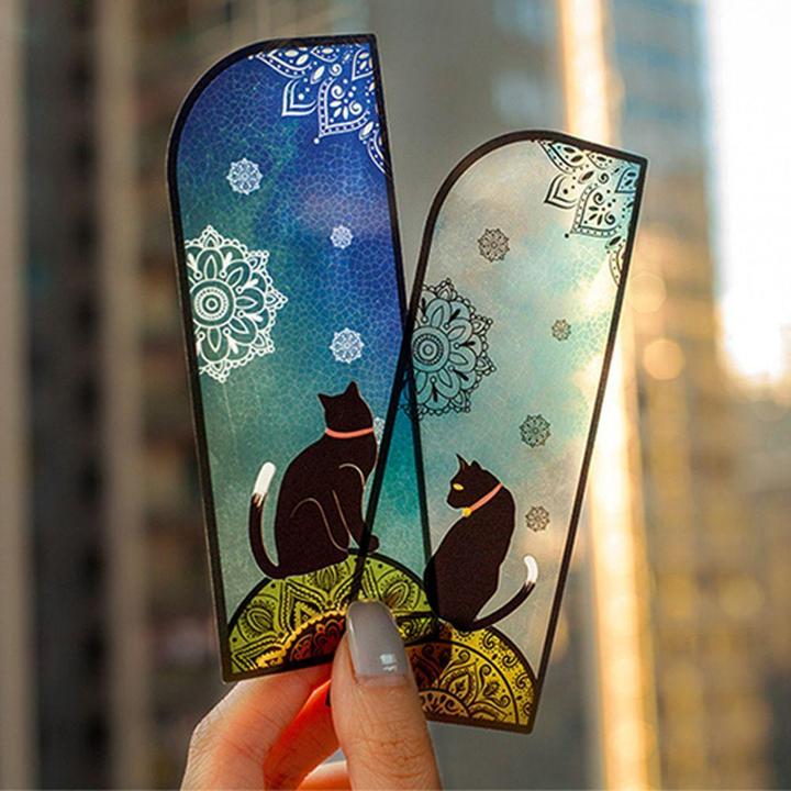 Actual product image JTI Bookmarks with beautiful cat motifs - 6 pcs