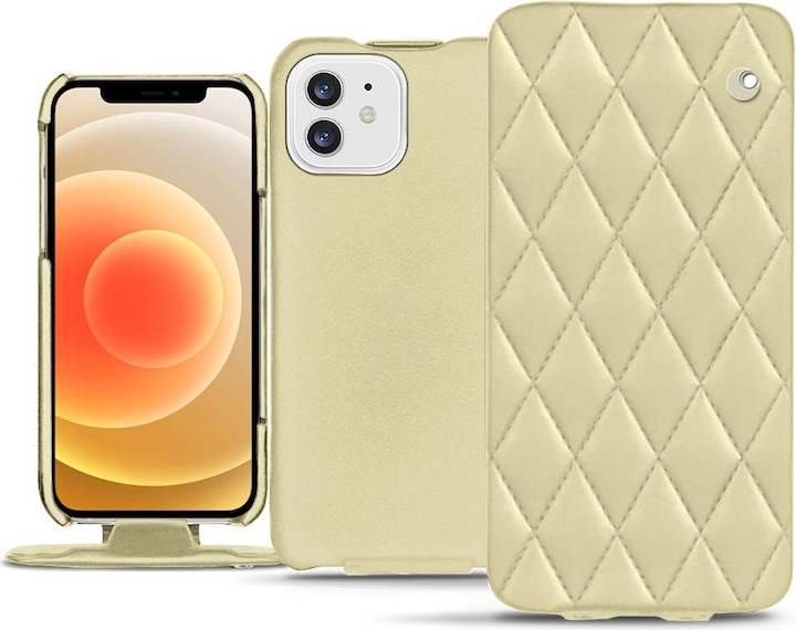 Actual product image Noreve Leather cover vertical (Apple iPhone 12 mini)
