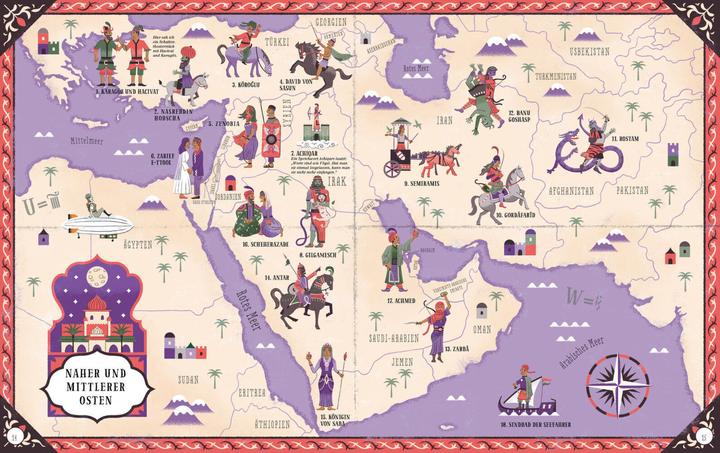 Actual product image Atlas der Heldinnen und Helden (German, Sandra Lawrence, Stuart Hill, 2020)